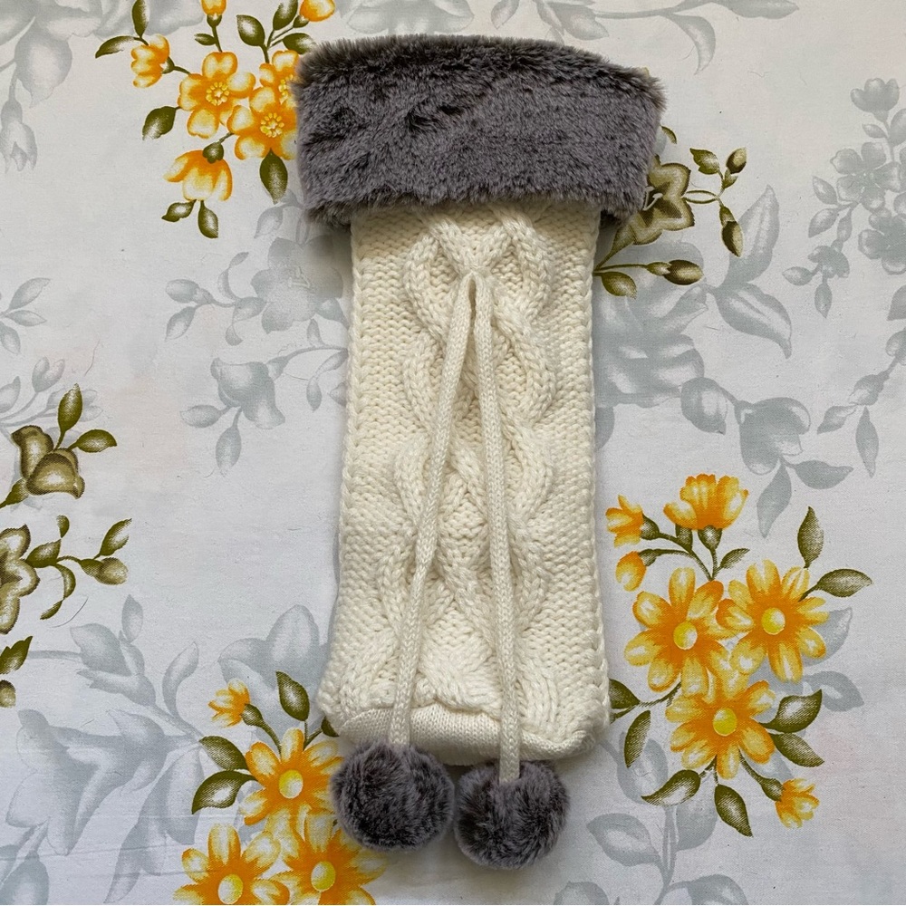 UGG Faux Fur Knitted Bottle Holder